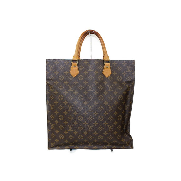 Louis Vuitton Plat Monogram Sac Brown Canvas Handbag - Picture 1 of 13